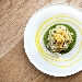 Spaghettoni con cernia, seppioline croccanti broccoletti, limone e zafferano - -