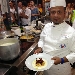 Fiera enogastronomica La Puglia incontra la Basilicata - Cavatellni di grano Senator Cappelli con patate e peproni sechi su crema di baccal, croccante di Peperoni IGP di Senise e dressing all'olio evo Principe del Vulture DOP.