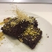 fudge con pistacchi - -cioccolato fondente