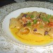 06/09/12 - Ristorante di Villa Igiea di Palermo - Mezze maniche su passata di zucca rossa con gamberoni e vongole - -