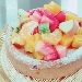 Pasticciata con macedonia di stagione - -