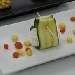 Taccole di zucchine con spuma di ricotta allo zenzero - -