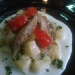 Gnocchi di patate con cardoncello selvatico del sulcis in salsa bianca. - -