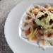 Abbraccio di pescatrice e salmone - -