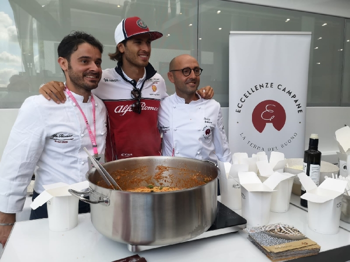 -cooking show Gp Monza Ferrari Eccellenze Campane