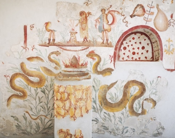 29 gennaio 2020: il Larario con i suoi affreschi rientra in esposizione al MATT.
