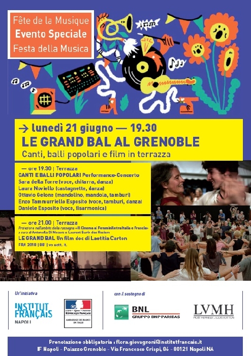 Al Grenoble serata speciale allaperto per la Festa della Musica