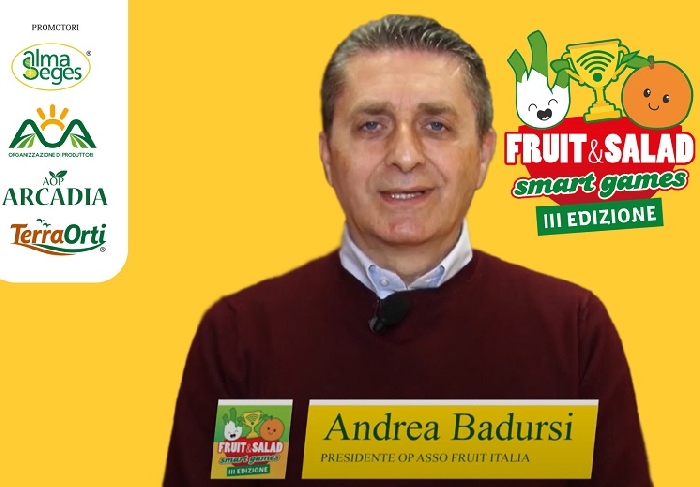Andrea Badursi a Fruit and Salad Smart Games lancia uno snack, luva senza semi