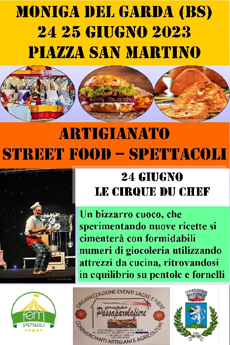 Artigianato - Street Food - Spettacoli