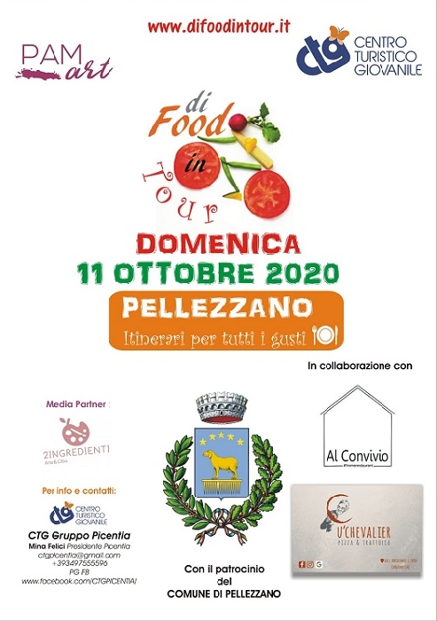 Domenica 11 ottobre di food in tour Pellezzano
