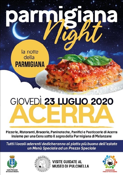 Food e solidarietà, giovedì ad Acerra la Parmigiana Night

