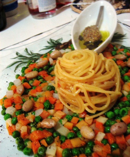 Zuppa di verdura asciutta all'italiana.