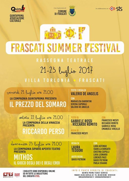 Frascati Summer Festival 2017