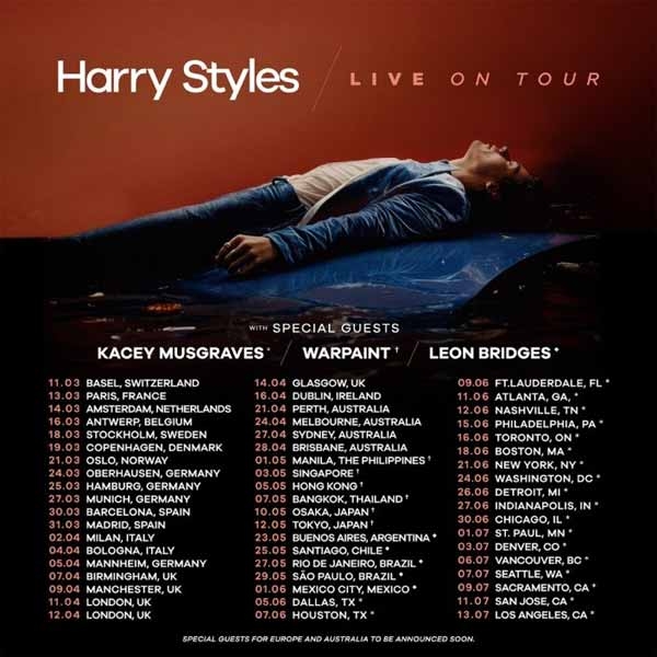 HARRY STYLES LIVE ON TOUR