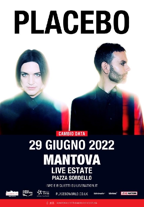 I Placebo a Mantova a giugno del 2022