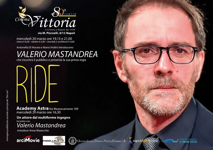Il 20 marzo Valerio Mastandrea sarà a Napoli per presentare il suo film Ride.