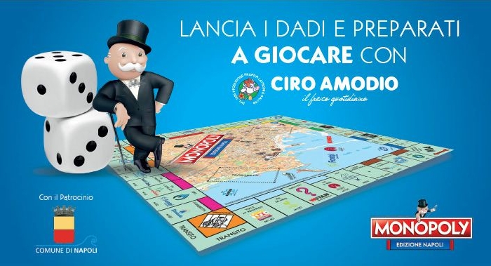 Il Gruppo Ciro Amodio entra con le sue eccellenze nel Monopoly Napoli