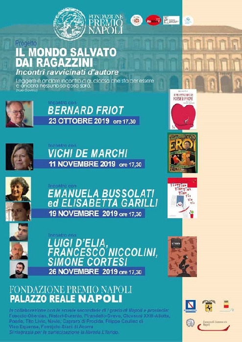 La Fondazione Premio Napoli ospita il terzo incontro ravvicinato d'autore del progetto 