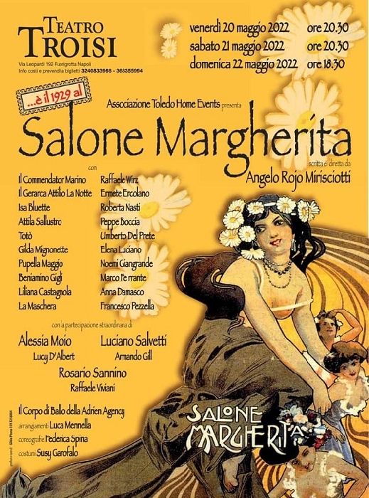 La Napoli del ventennio fascista nel varietà Salone Margherita al teatro Troisi
