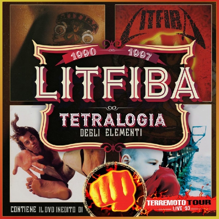 Tetralogia degli Elementi di: Litfiba - Sony Music - Warner Bros - I.R.A. Records - 2015