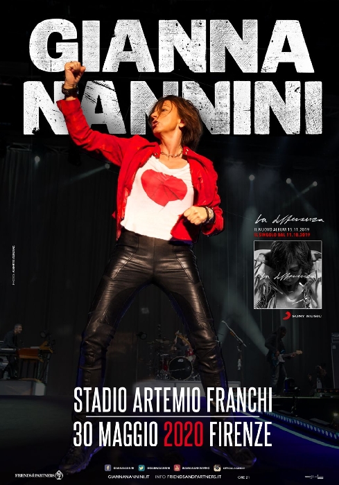 Locandina concerto Gianna Nannini