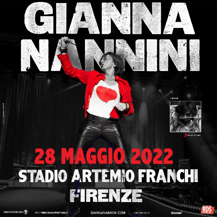 Locandina concerto Gianna Nannini a Firenze