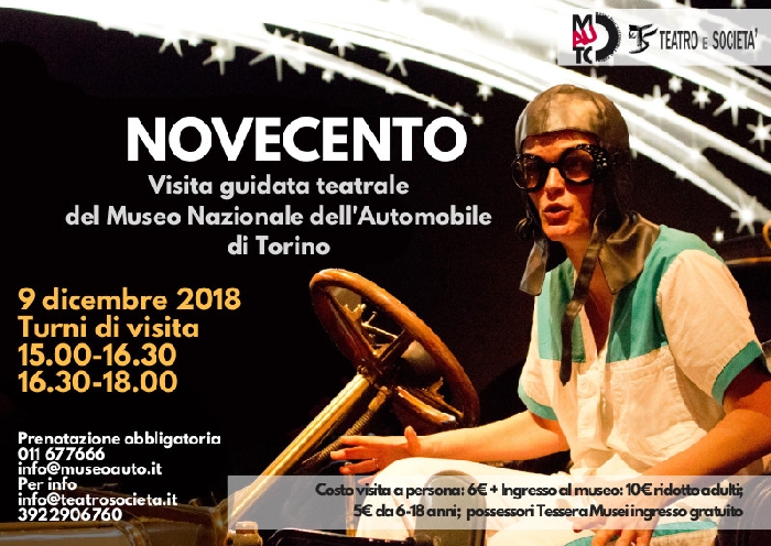 Novecento - Visita guidata teatrale al Mauto di Torino
