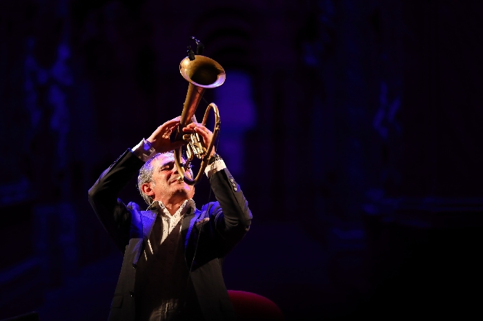 Paolo Fresu - Teatro Olimpico - Vicenza Jazz 2019 (fotografia di Roberto De Biasio)