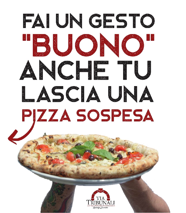 Pizza sospesa da Sorbillo a Salerno