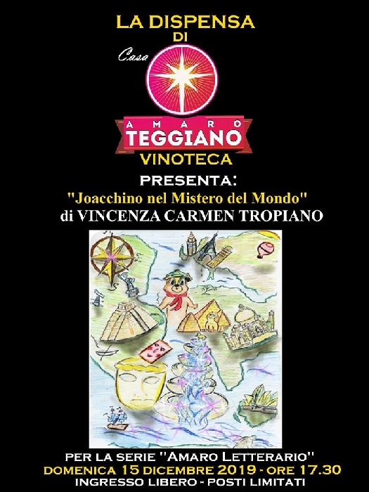 Presentazione del libro Joacchino nel Mistero del Mondo di Vincenza Carmen Tropiano