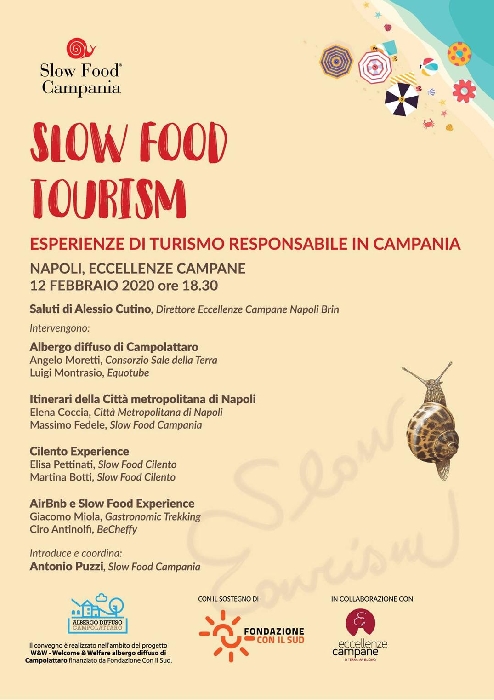 Sloow Food Turismo, Esperienze di Turismo Responsabile in Campania