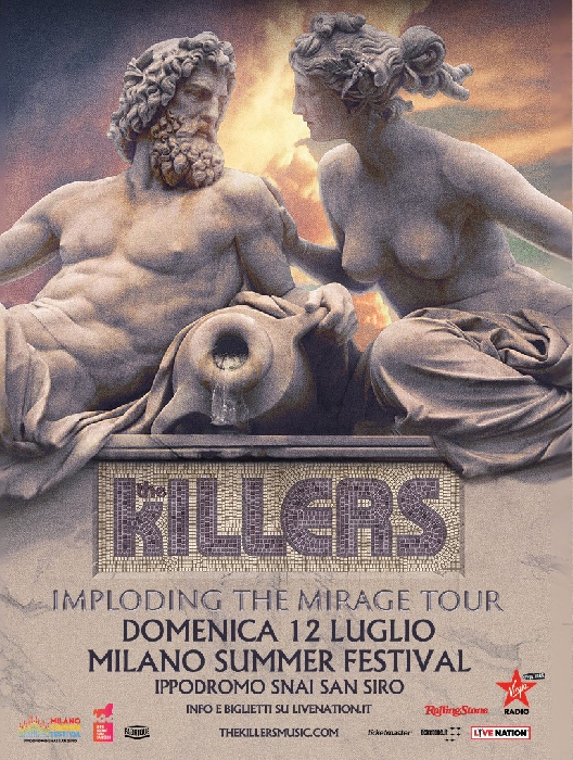 The Killers il 12 luglio 2020 al Milano Summer Festival