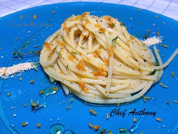 -Spaghetti all'arancia con acciughe