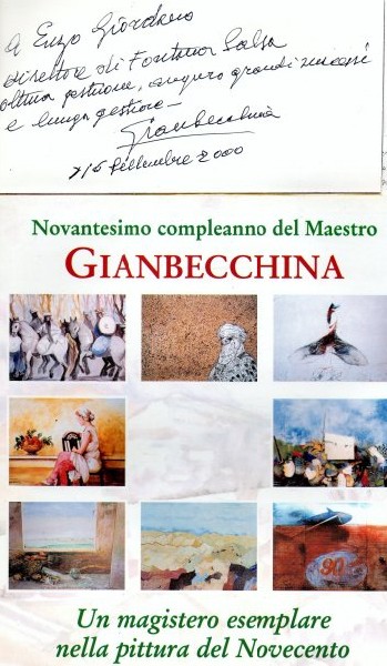 Dedica Maestro Giambecchina