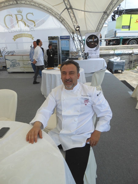 Bufala Fest 2016 - domenica 5 giugno - lo Chef Lino Scarallo di Palazzo Petrucci