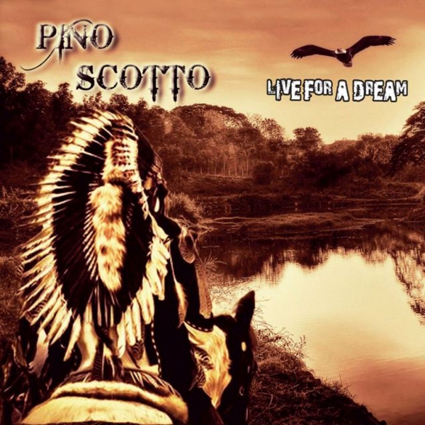 Cover del CD Live for a dream di Pino Scotto