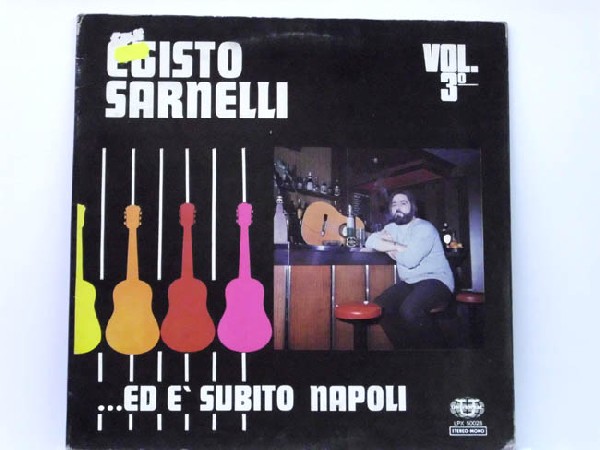 LP Egisto Sarlelli - Ed è subito Napoli - Flic Megastore - San Giorgio a Cremano - Napoli - www.flickstore.it