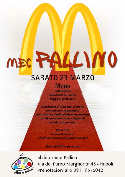 23/03 - Ristorante Pallino - Napoli - Mec Pallino