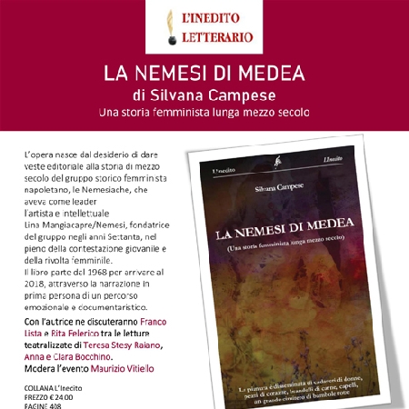 Locandina presentazione Nemesi di Medea