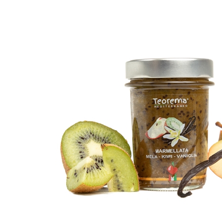 Marmellata Limone, Mela, Kiwi e Vaniglia