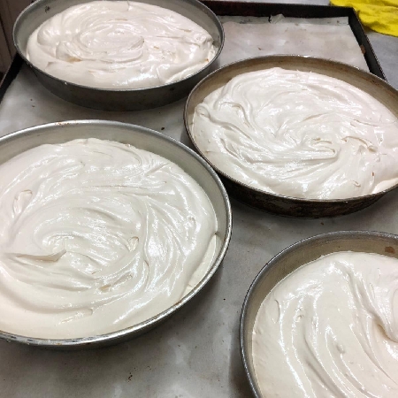 Pandispagna in preparazione