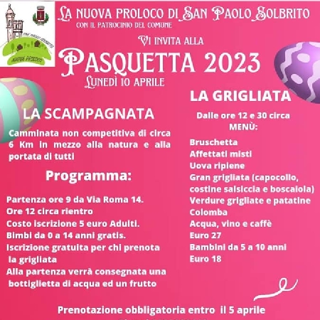 Pasquetta 2023